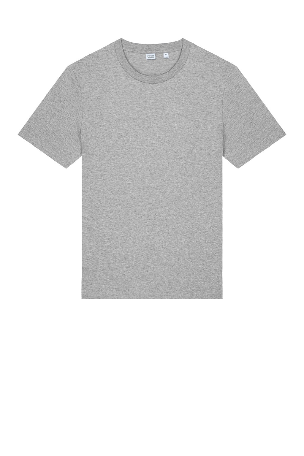 Stanley Stella SXU001 Mens Creator 2.0 Short Sleeve Crewneck T-Shirt Heather Grey Flat Front