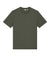 Stanley Stella SXU001 Mens Creator 2.0 Short Sleeve Crewneck T-Shirt Khaki Green Flat Front