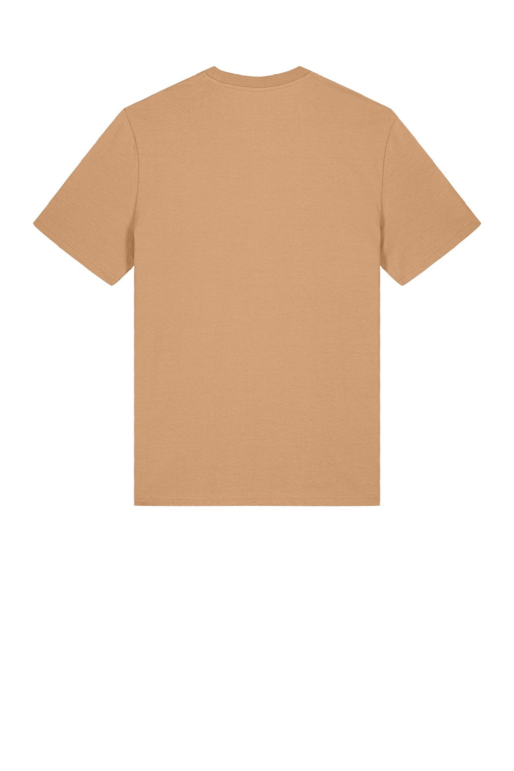 Stanley Stella SXU001 Mens Creator 2.0 Short Sleeve Crewneck T-Shirt Latte Brown Flat Back