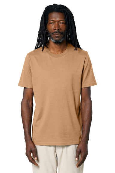 Stanley Stella SXU001 Mens Creator 2.0 Short Sleeve Crewneck T-Shirt Latte Brown Model Front