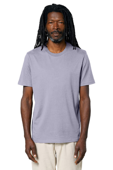 Stanley Stella SXU001 Mens Creator 2.0 Short Sleeve Crewneck T-Shirt Lavender Purple Model Front