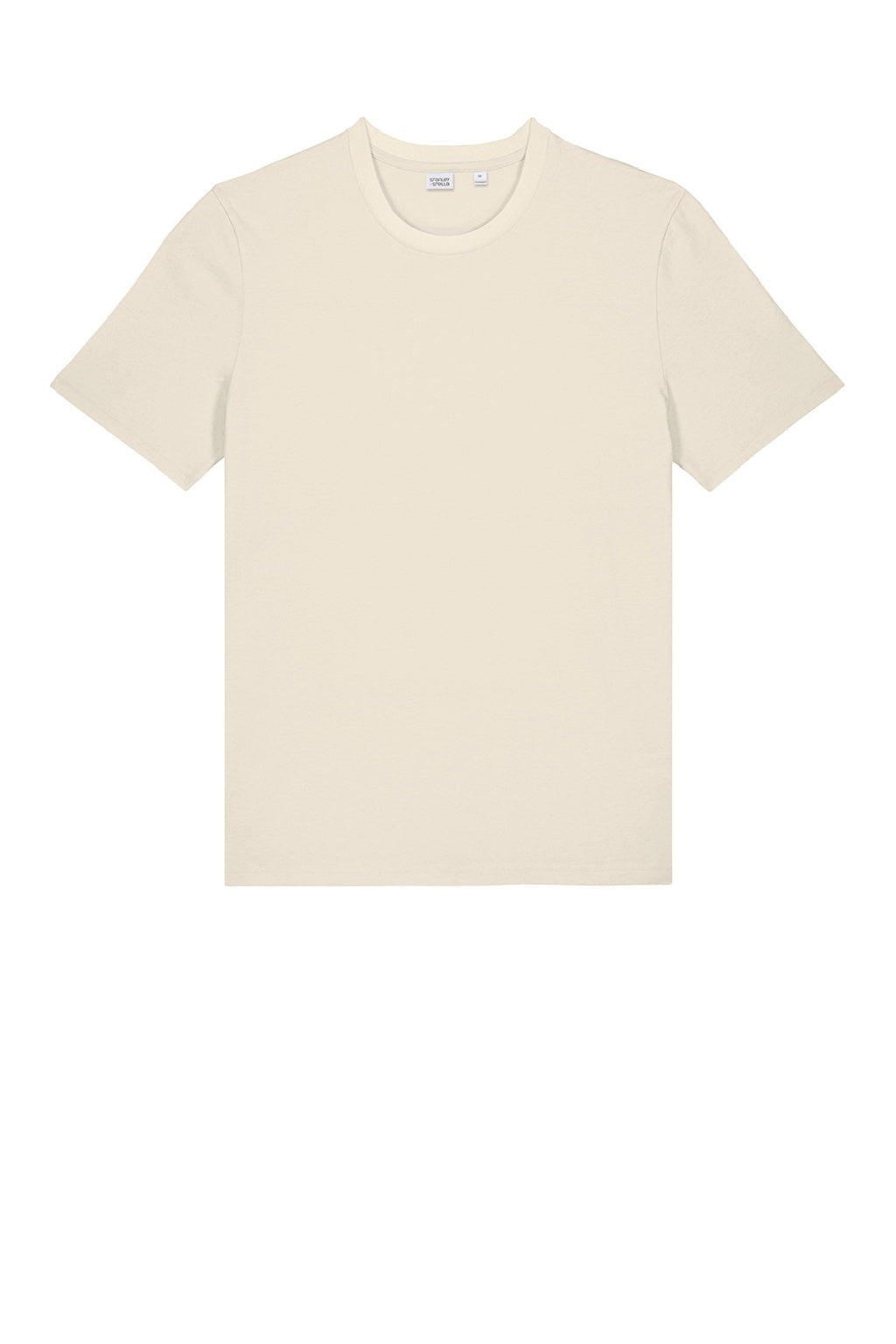 Stanley Stella SXU001 Mens Creator 2.0 Short Sleeve Crewneck T-Shirt Natural Raw Flat Front