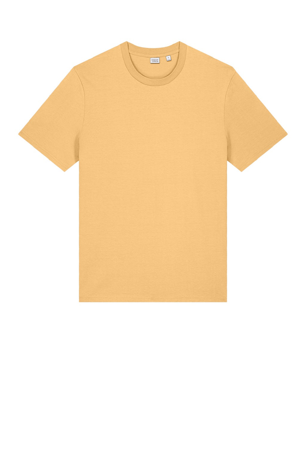 Stanley Stella SXU001 Mens Creator 2.0 Short Sleeve Crewneck T-Shirt Nispero Yellow Flat Front