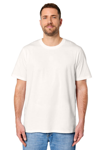 Stanley Stella SXU001 Mens Creator 2.0 Short Sleeve Crewneck T-Shirt Off White Model Front