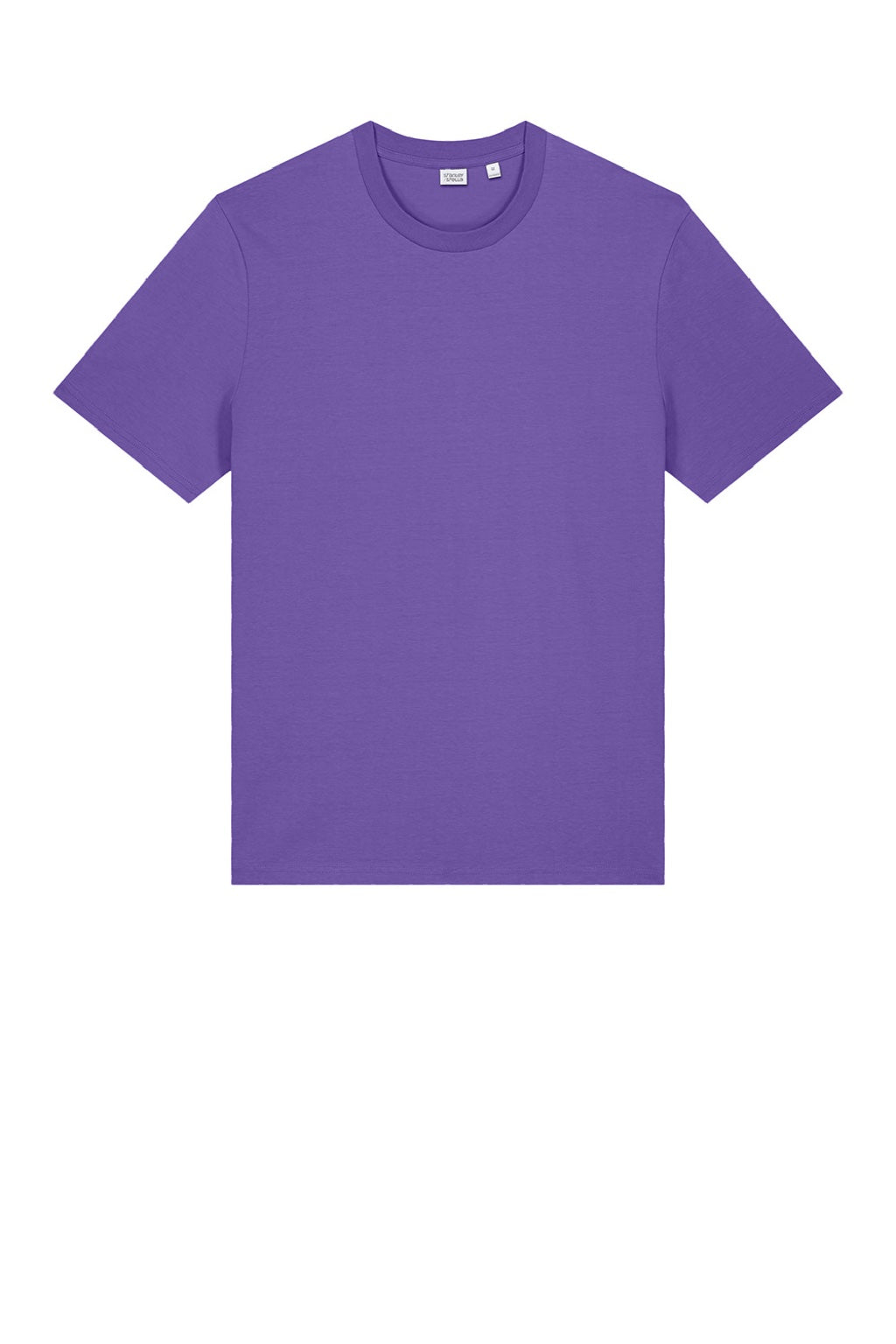 Stanley Stella SXU001 Mens Creator 2.0 Short Sleeve Crewneck T-Shirt Purple Love Flat Front