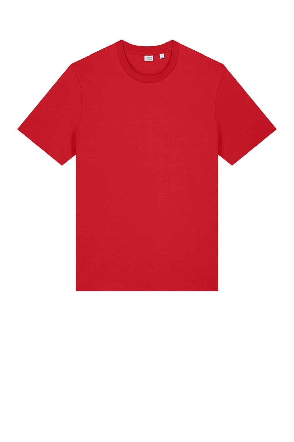 Stanley Stella SXU001 Mens Creator 2.0 Short Sleeve Crewneck T-Shirt Red Flat Front