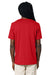 Stanley Stella SXU001 Mens Creator 2.0 Short Sleeve Crewneck T-Shirt Red Model Back