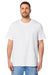 Stanley Stella SXU001 Mens Creator 2.0 Short Sleeve Crewneck T-Shirt White Model Front