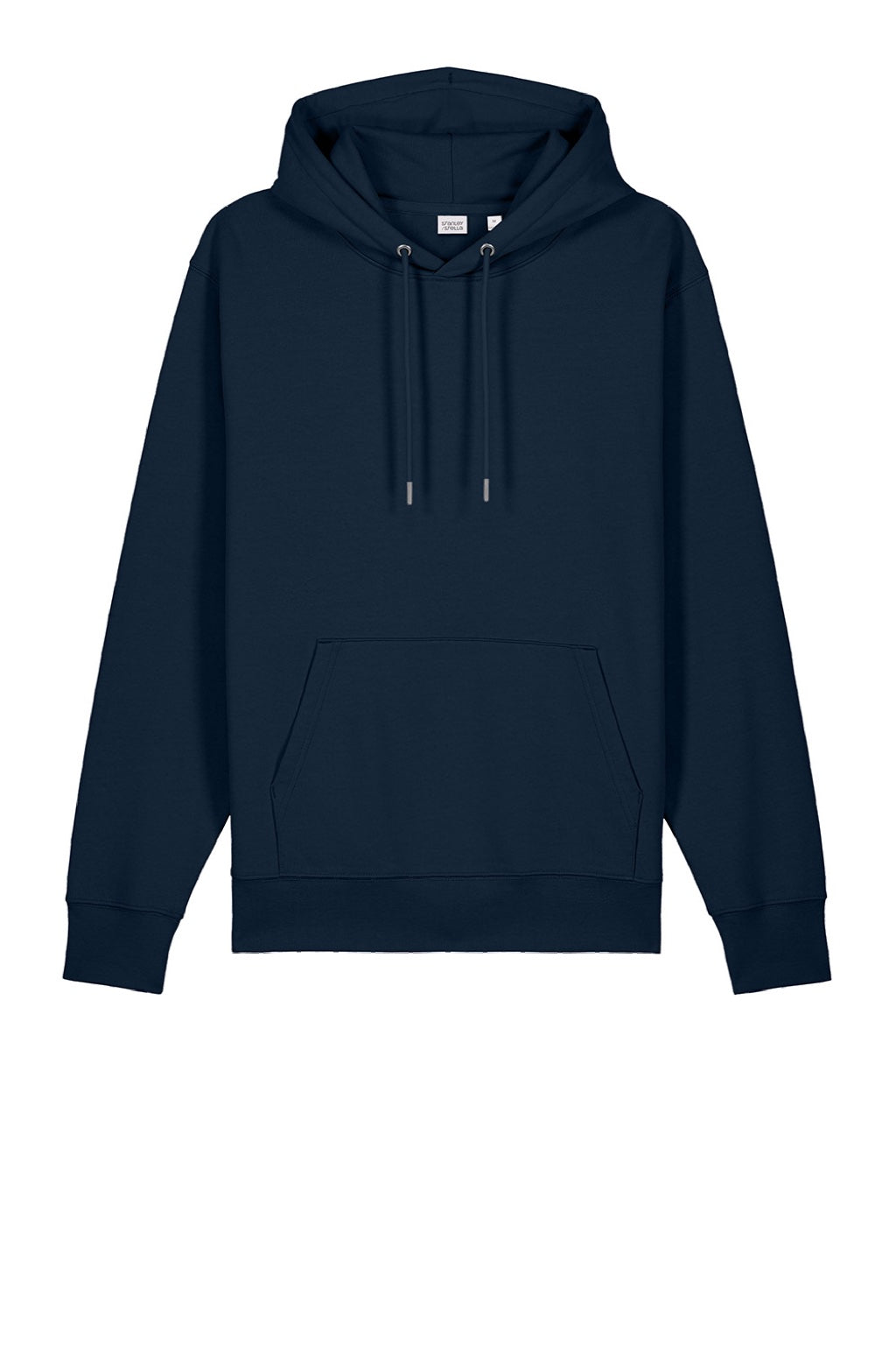 Stanley Stella SXU003 Mens Cruiser 2.0 Hooded Sweatshirt Hoodie w/ Pouch Pocket French Navy Blue Flat Front