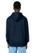 Stanley Stella SXU003 Mens Cruiser 2.0 Hooded Sweatshirt Hoodie w/ Pouch Pocket French Navy Blue Model Back