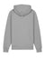 Stanley Stella SXU003 Mens Cruiser 2.0 Hooded Sweatshirt Hoodie w/ Pouch Pocket Heather Grey Flat Back