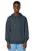 Stanley Stella SXU003 Mens Cruiser 2.0 Hooded Sweatshirt Hoodie w/ Pouch Pocket India Ink Grey Model Front