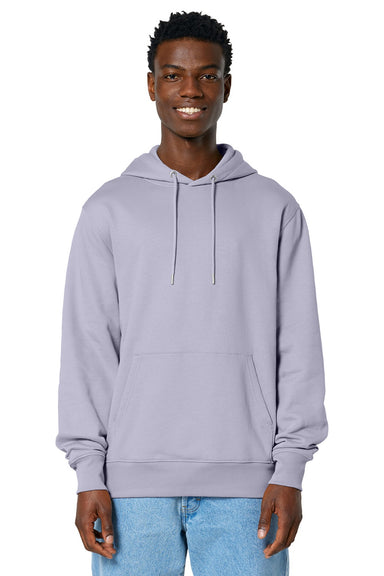 Stanley Stella SXU003 Mens Cruiser 2.0 Hooded Sweatshirt Hoodie w/ Pouch Pocket Lavender Purple Model Front