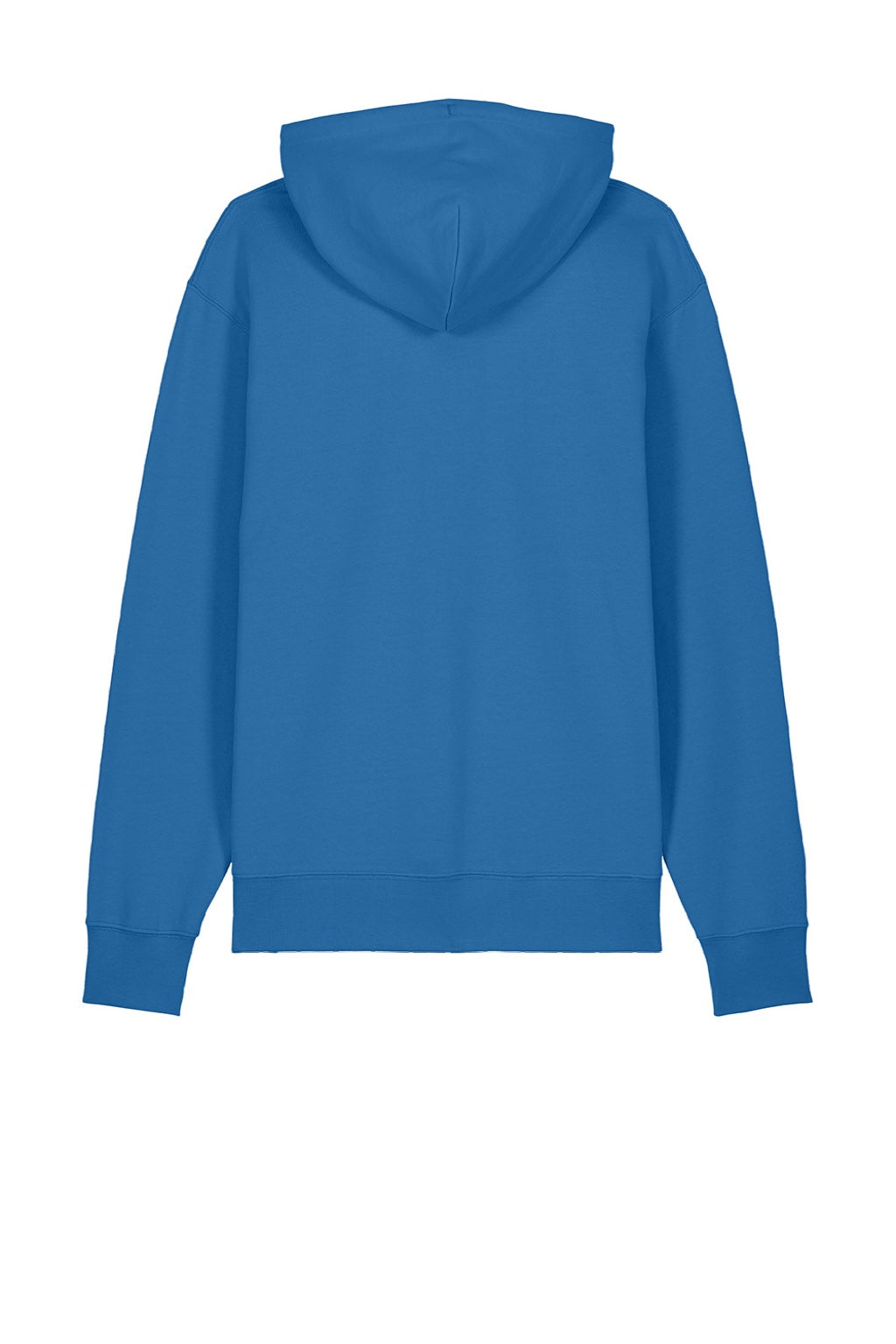 Stanley Stella SXU003 Mens Cruiser 2.0 Hooded Sweatshirt Hoodie w/ Pouch Pocket Mindful Blue Flat Back