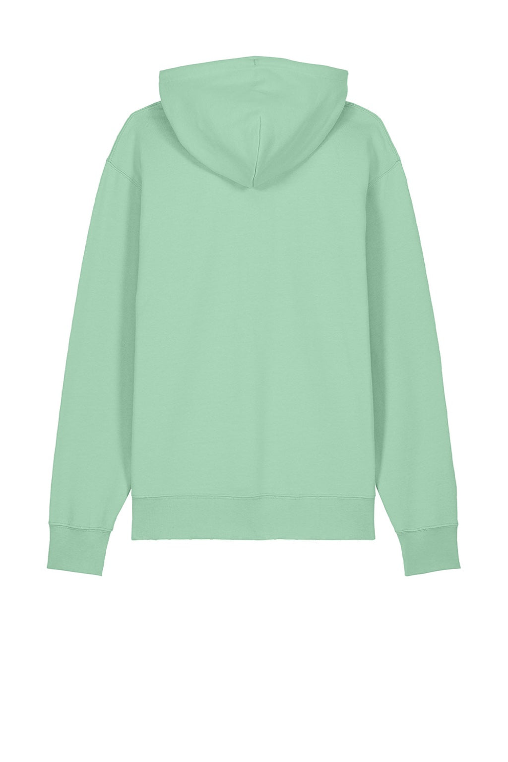 Stanley Stella SXU003 Mens Cruiser 2.0 Hooded Sweatshirt Hoodie w/ Pouch Pocket Misty Jade Green Flat Back