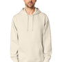 Stanley Stella Mens Cruiser 2.0 Hooded Sweatshirt Hoodie w/ Pouch Pocket - Natural Raw