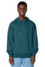 Stanley Stella SXU003 Mens Cruiser 2.0 Hooded Sweatshirt Hoodie w/ Pouch Pocket Stargazer Blue Model Front