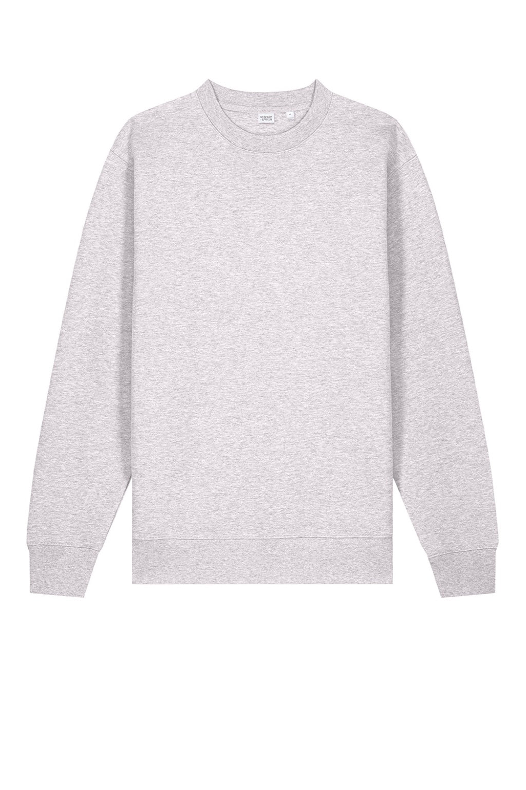 Stanley Stella SXU004 Mens Changer 2.0 Crewneck Sweatshirt Heather Cool Grey Flat Front