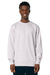 Stanley Stella SXU004 Mens Changer 2.0 Crewneck Sweatshirt Heather Cool Grey Model Front