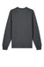 Stanley Stella SXU004 Mens Changer 2.0 Crewneck Sweatshirt Heather Dark Grey Flat Back