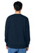 Stanley Stella SXU004 Mens Changer 2.0 Crewneck Sweatshirt French Navy Blue Model Back