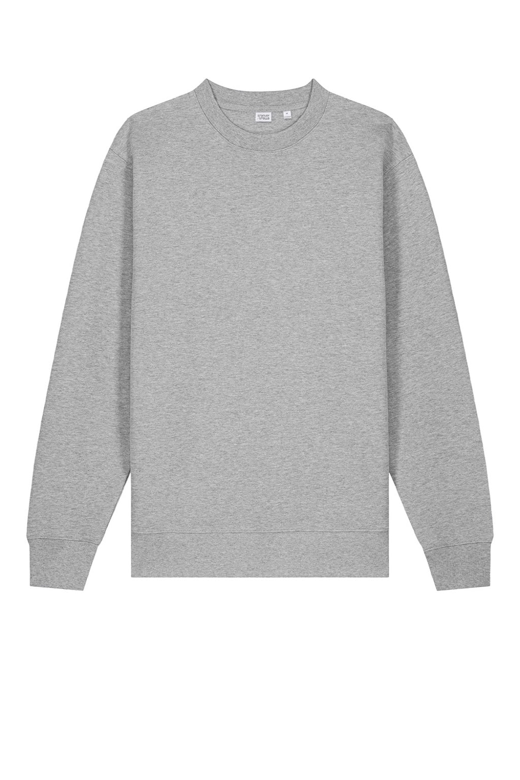 Stanley Stella SXU004 Mens Changer 2.0 Crewneck Sweatshirt Heather Grey Flat Front
