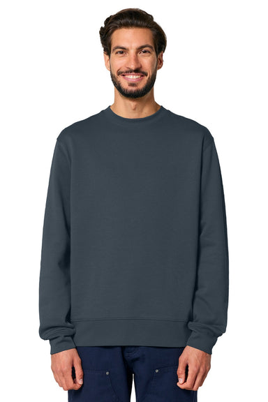 Stanley Stella SXU004 Mens Changer 2.0 Crewneck Sweatshirt India Ink Grey Model Front
