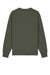 Stanley Stella SXU004 Mens Changer 2.0 Crewneck Sweatshirt Khaki Green Flat Back