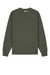 Stanley Stella SXU004 Mens Changer 2.0 Crewneck Sweatshirt Khaki Green Flat Front