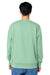 Stanley Stella SXU004 Mens Changer 2.0 Crewneck Sweatshirt Misty Jade Green Model Back
