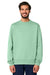 Stanley Stella SXU004 Mens Changer 2.0 Crewneck Sweatshirt Misty Jade Green Model Front
