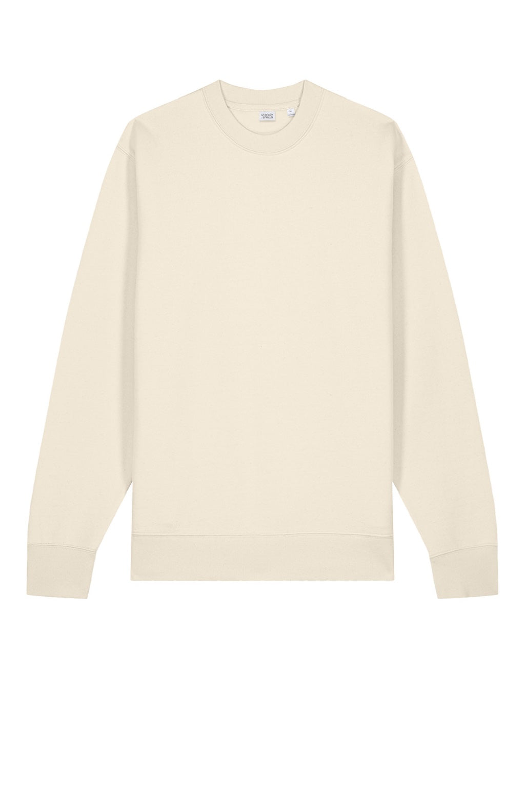 Stanley Stella SXU004 Mens Changer 2.0 Crewneck Sweatshirt Natural Raw Flat Front