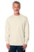 Stanley Stella SXU004 Mens Changer 2.0 Crewneck Sweatshirt Natural Raw Model Front