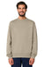 Stanley Stella SXU004 Mens Changer 2.0 Crewneck Sweatshirt Stone Brown Model Front