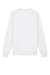 Stanley Stella SXU004 Mens Changer 2.0 Crewneck Sweatshirt White Flat Back