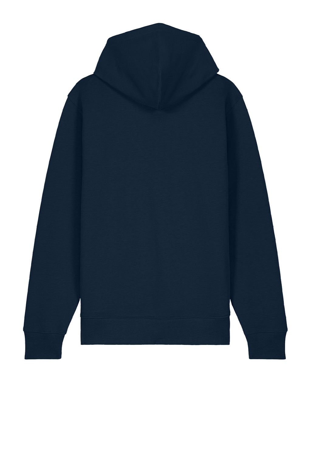 Stanley Stella SXU005 Mens Cultivator 2.0 Full Zip Hooded Sweatshirt Hoodie w/ Pockets French Navy Blue Flat Back