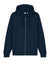 Stanley Stella SXU005 Mens Cultivator 2.0 Full Zip Hooded Sweatshirt Hoodie w/ Pockets French Navy Blue Flat Front