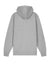 Stanley Stella SXU005 Mens Cultivator 2.0 Full Zip Hooded Sweatshirt Hoodie w/ Pockets Heather Grey Flat Back