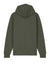 Stanley Stella SXU005 Mens Cultivator 2.0 Full Zip Hooded Sweatshirt Hoodie w/ Pockets Khaki Green Flat Back