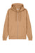 Stanley Stella SXU005 Mens Cultivator 2.0 Full Zip Hooded Sweatshirt Hoodie w/ Pockets Latte Brown Flat Front