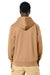Stanley Stella SXU005 Mens Cultivator 2.0 Full Zip Hooded Sweatshirt Hoodie w/ Pockets Latte Brown Model Back