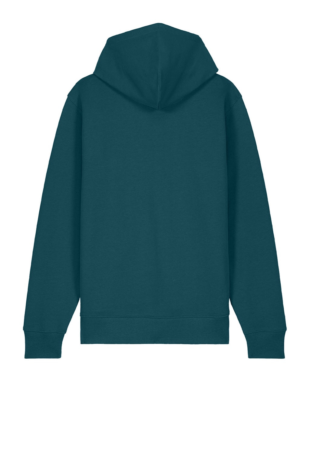 Stanley Stella SXU005 Mens Cultivator 2.0 Full Zip Hooded Sweatshirt Hoodie w/ Pockets Stargazer Blue Flat Back