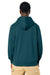 Stanley Stella SXU005 Mens Cultivator 2.0 Full Zip Hooded Sweatshirt Hoodie w/ Pockets Stargazer Blue Model Back