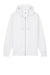 Stanley Stella SXU005 Mens Cultivator 2.0 Full Zip Hooded Sweatshirt Hoodie w/ Pockets White Flat Front