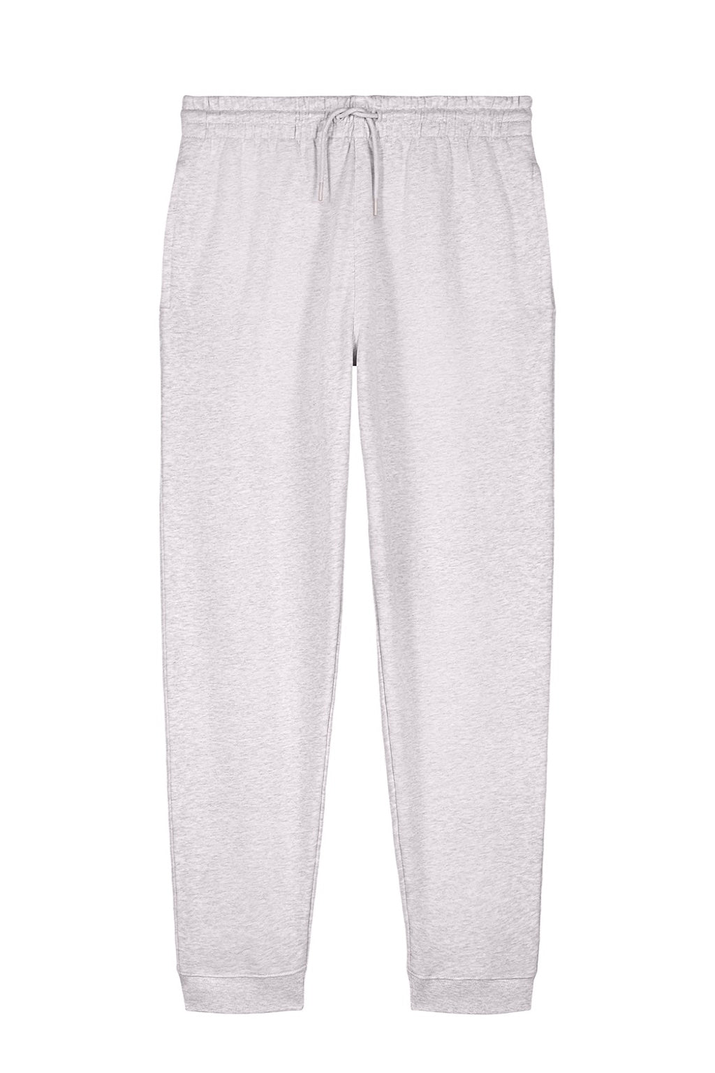 Stanley Stella SXU006 Mens Flyer Jogger Sweatpants w/ Pockets Heather Cool Grey Flat Front
