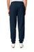 Stanley Stella SXU006 Mens Flyer Jogger Sweatpants w/ Pockets French Navy Blue Model Back