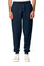 Stanley Stella SXU006 Mens Flyer Jogger Sweatpants w/ Pockets French Navy Blue Model Front
