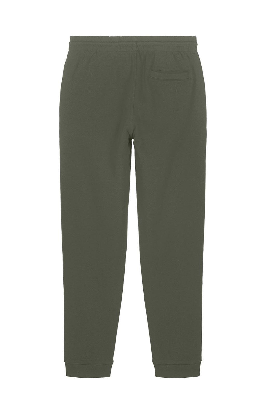 Stanley Stella SXU006 Mens Flyer Jogger Sweatpants w/ Pockets Khaki Green Flat Back