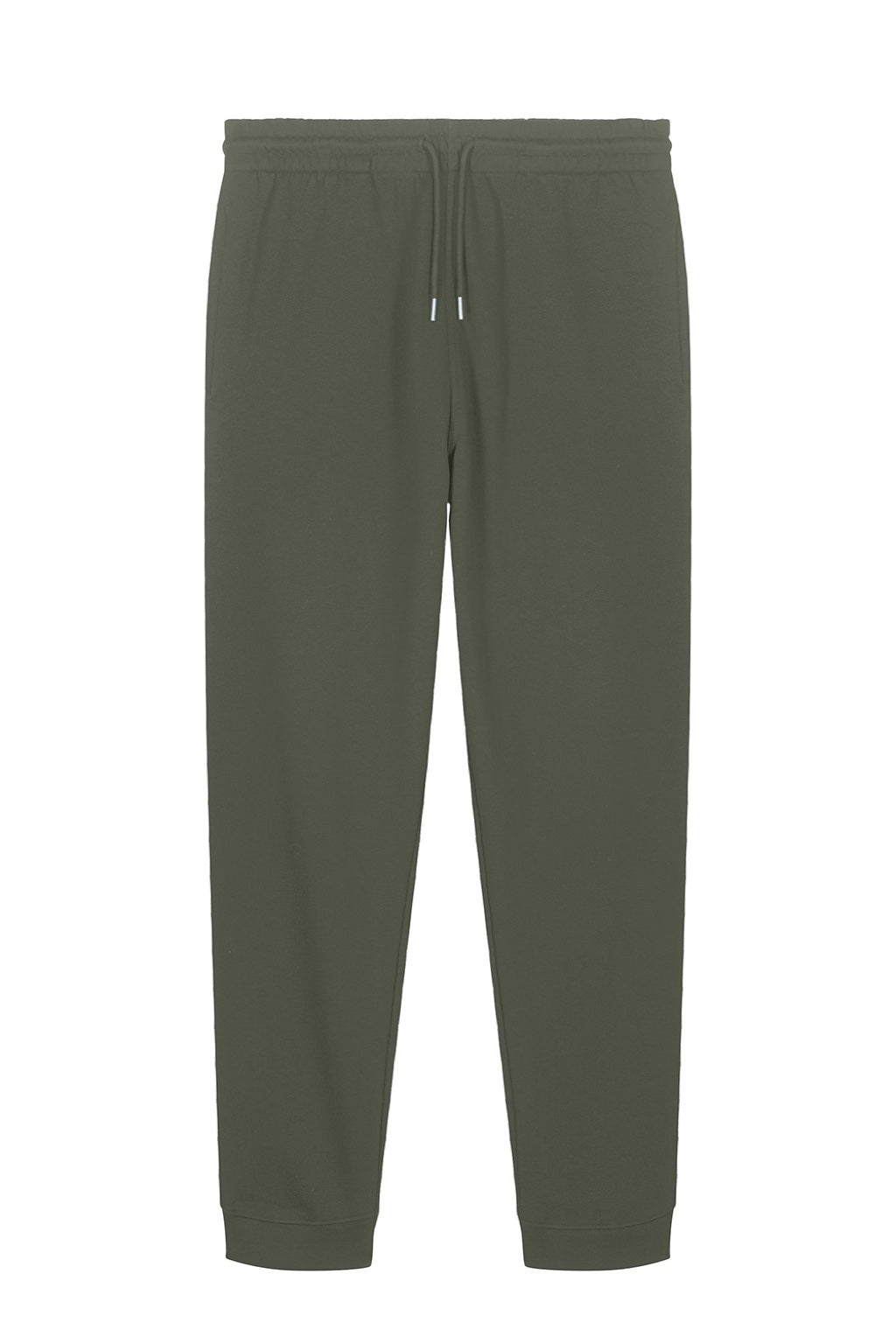 Stanley Stella SXU006 Mens Flyer Jogger Sweatpants w/ Pockets Khaki Green Flat Front