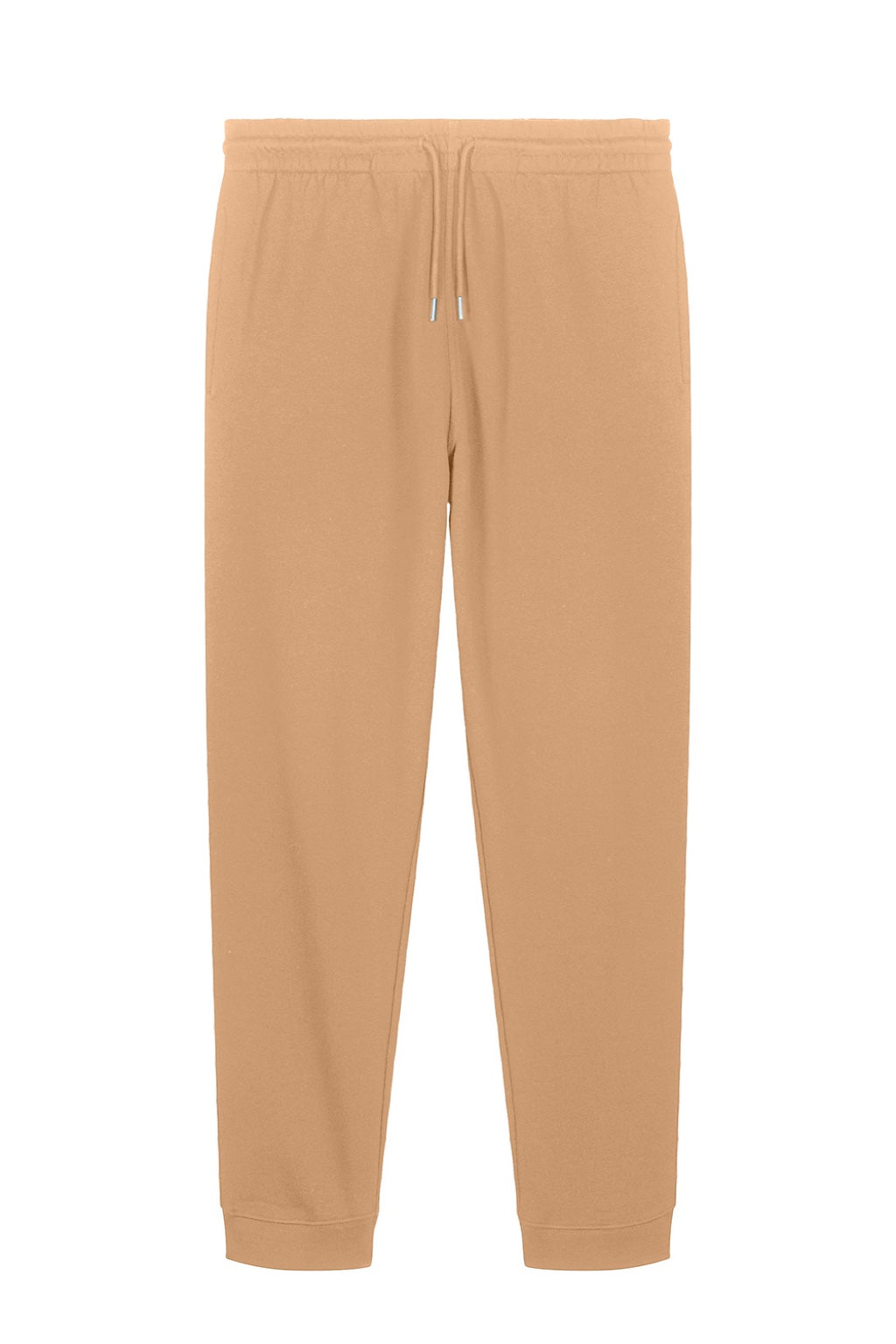 Stanley Stella SXU006 Mens Flyer Jogger Sweatpants w/ Pockets Latte Brown Flat Front